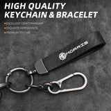 MG 4 Zinc Alloy + Carbon Fibre Pattern Leather Car Remote Key FOB Cover Case Shell Keychain MG 4 Zinc Alloy + Carbon Fibre Pattern Leather Car Remote Key FOB Cover Case Shell Keychain