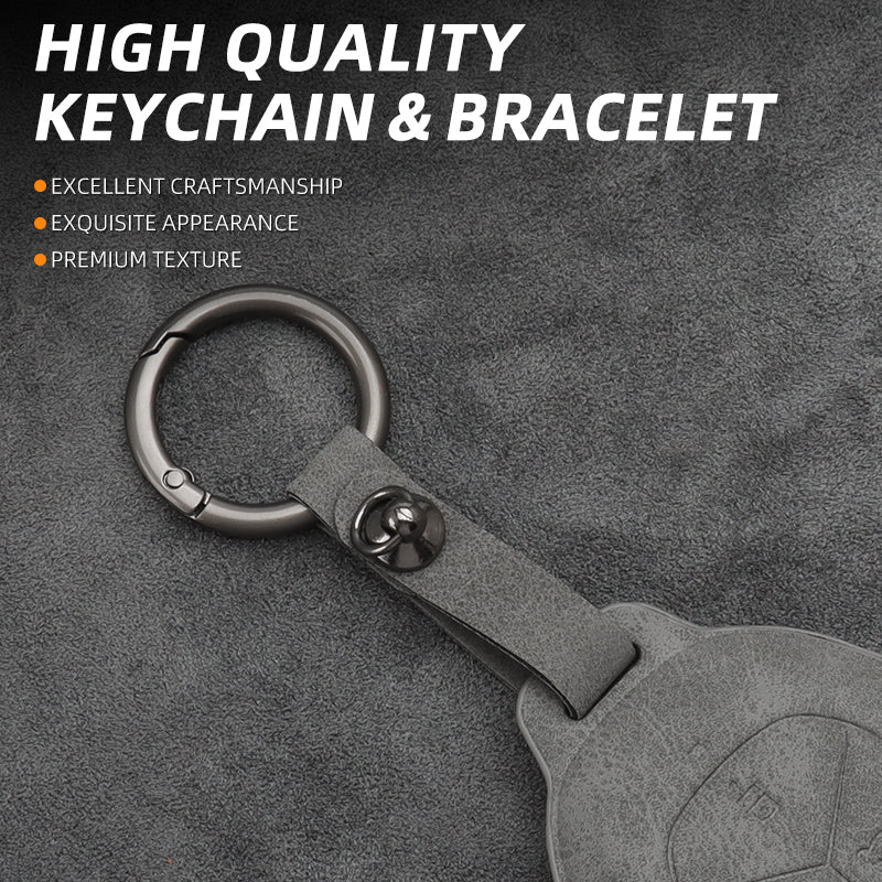 Xpeng G6 Suede Leather Car Remote Key FOB Cover Case Shell Keychain Xpeng G6 Suede Leather Car Remote Key FOB Cover Case Shell Keychain
