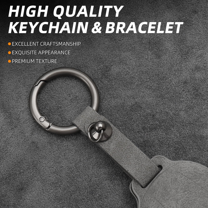Tesla Model 3 Y Suede Leather Car Remote Key FOB Cover Case Shell Keychain Tesla Model 3 Y Suede Leather Car Remote Key FOB Cover Case Shell Keychain