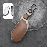 Kia EV5 Leather + Zinc Alloy Car Remote Key FOB Cover Case Shell Keychain Kia EV5 Leather + Zinc Alloy Car Remote Key FOB Cover Case Shell Keychain