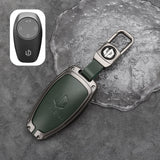 Leapmotor C10 Leather + Zinc Alloy Car Remote Key FOB Cover Case Shell Keychain Leapmotor C10 Leather + Zinc Alloy Car Remote Key FOB Cover Case Shell Keychain