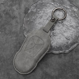 Xpeng G6 Suede Leather Car Remote Key FOB Cover Case Shell Keychain Xpeng G6 Suede Leather Car Remote Key FOB Cover Case Shell Keychain