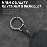 Leather Car Remote Key FOB Cover Case Shell Keychain for Zeekr X Leather Car Remote Key FOB Cover Case Shell Keychain for Zeekr X