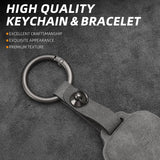 Geely EX5 Suede Leather Car Remote Key FOB Cover Case Shell Keychain