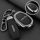 GAC Aion Key Fob Cover Case — Zinc Alloy + Leather Shell Keychain