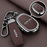 GAC Aion Key Fob Cover Case — Zinc Alloy + Leather Shell Keychain