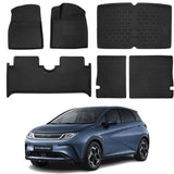BYD Dolphin 2023-2025 3D Custom Fit XPE All-Weather Floor Mats Boot Liner Back Seat Protector