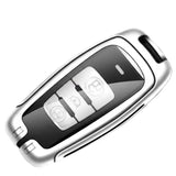 GWM Key Fob Cover Case — Zinc Alloy + Leather Shell Keychain