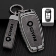 GWM Key Fob Cover Case — Zinc Alloy + Leather Shell Keychain