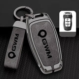 GWM Key Fob Cover Case — Zinc Alloy + Leather Shell Keychain