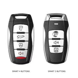 GWM Key Fob Cover Case — Zinc Alloy + Leather Shell Keychain