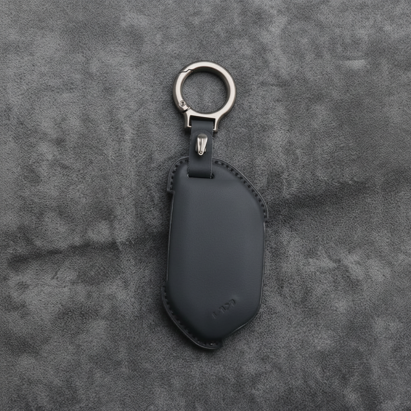Kia Key Fob Cover Case — Leather Shell Keychain