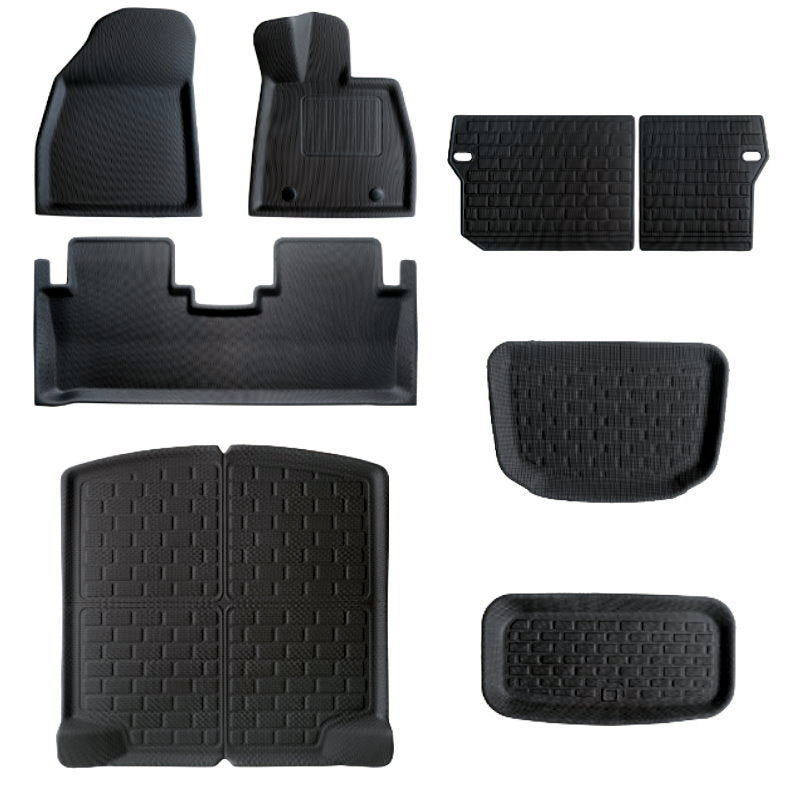 BYD Seal 2023-2024 3D Custom Fit XPE All-Weather Floor Mats Boot Liner Trunk Mats Back Seat Protector