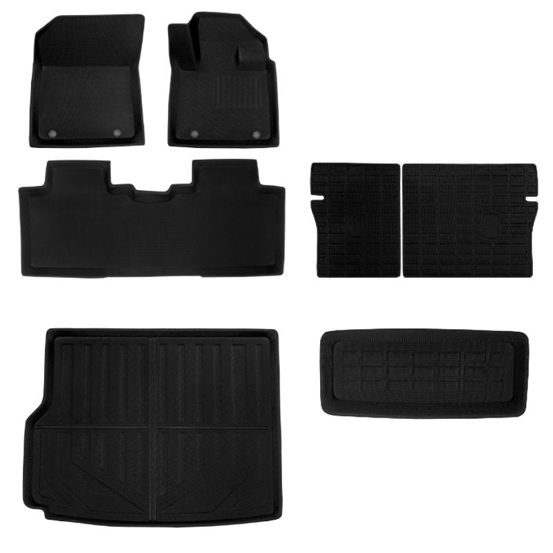 Geely EX5 3D Custom Fit XPE All-Weather Floor Mats Boot Liner Trunk Mats Back Seat Protector