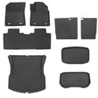 Tesla Model 3 Highland 3D Custom Fit XPE All-Weather Floor Mats Boot Liner Trunk Mats Back Seat Protector