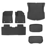 Tesla Model 3 Highland 3D Custom Fit XPE All-Weather Floor Mats Boot Liner Trunk Mats Back Seat Protector