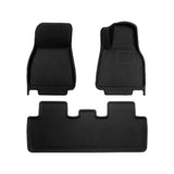 Tesla Model Y Juniper 3D Custom Fit XPE All-Weather Floor Mats Boot Liner Trunk Mats Back Seat Protector