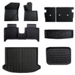 Zeekr X 3D Custom Fit XPE All-Weather Floor Mats Boot Liner Trunk Mats Back Seat Protector