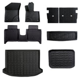 Zeekr X 3D Custom Fit XPE All-Weather Floor Mats Boot Liner Trunk Mats Back Seat Protector