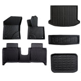 Zeekr X 3D Custom Fit XPE All-Weather Floor Mats Boot Liner Trunk Mats Back Seat Protector