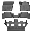 Premium 3D Custom-Fit XPE Floor Mats for Toyota LandCruiser Prado 250 Series 7-Seater 2024 - 2026