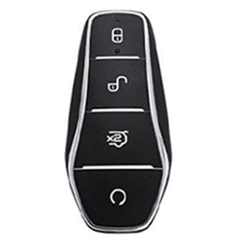 BYD key fob cover case fitted on key