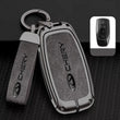 Chery Key Fob Cover Case — Zinc Alloy + Leather Shell Keychain