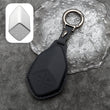 Leather Car Remote Key FOB Cover Case Shell Keychain for Deepal S07