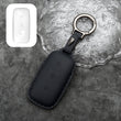 Leather Car Remote Key FOB Cover Case Shell Keychain for Geely EX5