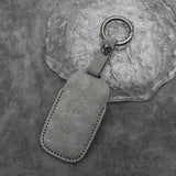 Geely EX5 Suede Leather Car Remote Key FOB Cover Case Shell Keychain