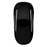 Tesla Model 3/Y Key Fob Cover Case — Zinc Alloy + Leather Shell Keychain (Grey)