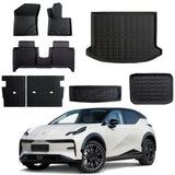 Zeekr X 3D Custom Fit XPE All-Weather Floor Mats Boot Liner Trunk Mats Back Seat Protector